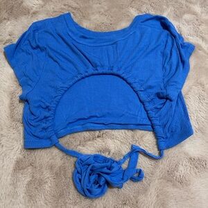Aerie Blue Crop Top